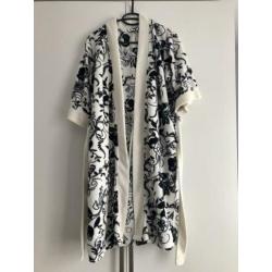 Maat S-Badjas Hunkemöller-pip badjas-bloemen kamerjas-zgan