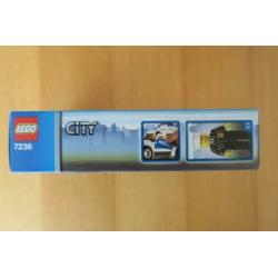 Lego city 7236 Surveillance auto met radar control ZGAN
