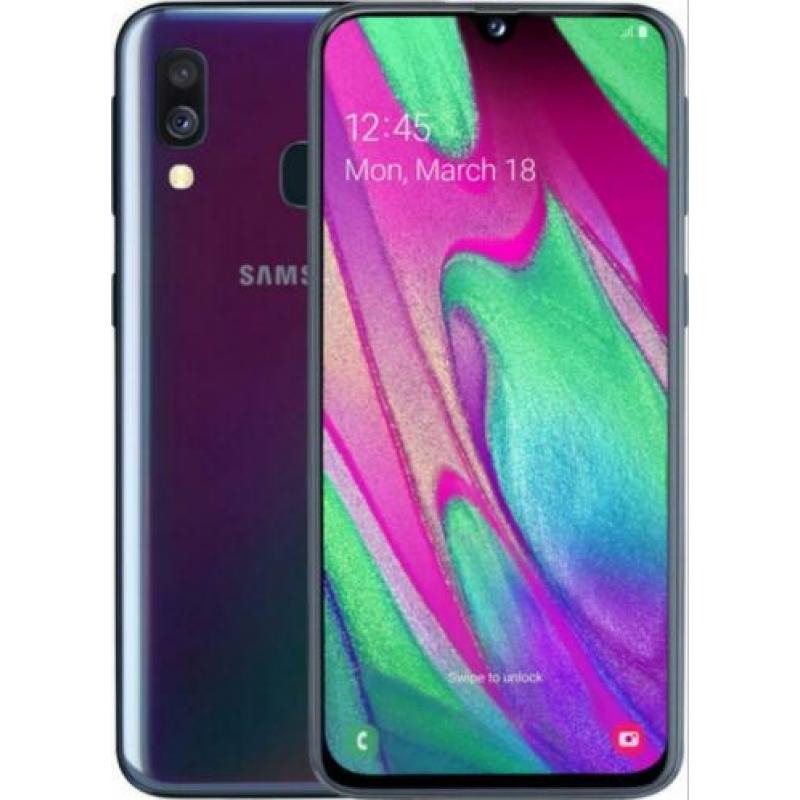 SAMSUNG Galaxy A40 - 64 GB zwart