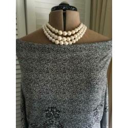‘adagio’ sierlijke longsleeve/tuniek maat 44-46