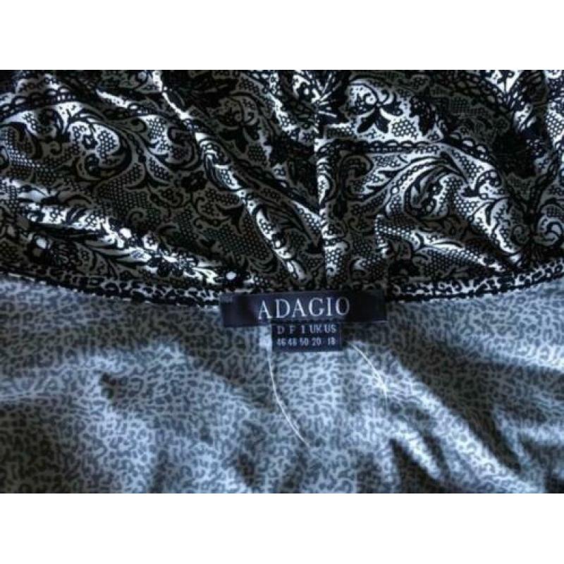 ‘adagio’ sierlijke longsleeve/tuniek maat 44-46