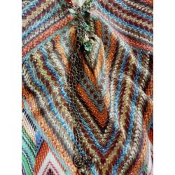 Kort multicolor jurkje met zigzag dessin van Gloss Line