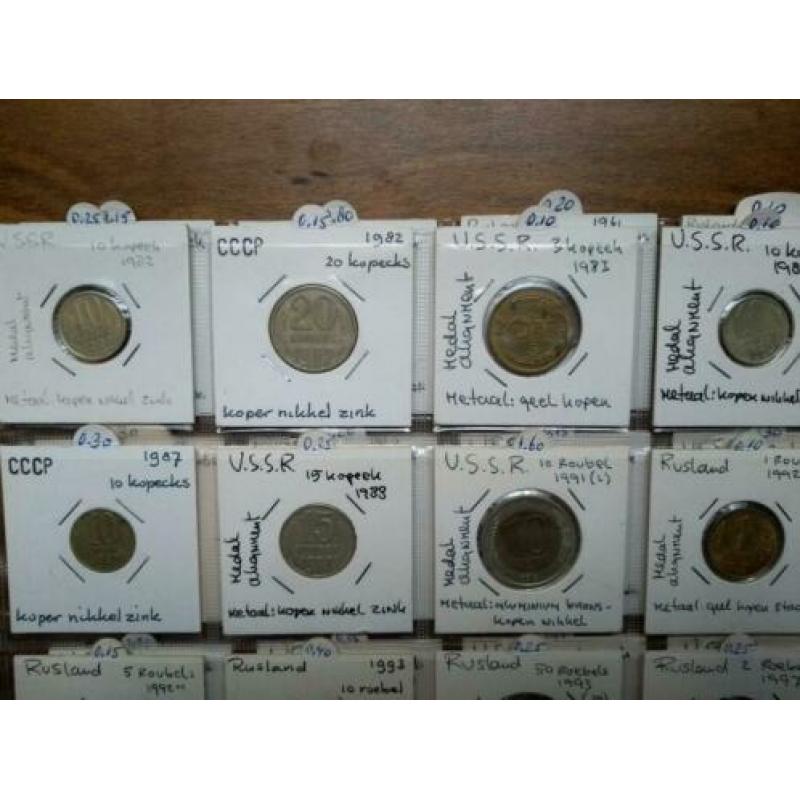 33 Russische munten