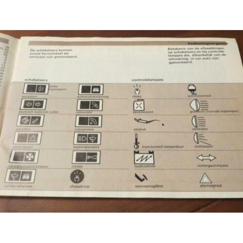 Instructieboek Renault 16 incl. 16 TX 1975