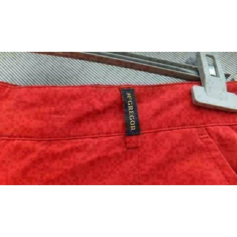 Mc GREGOR rode broek mt 48