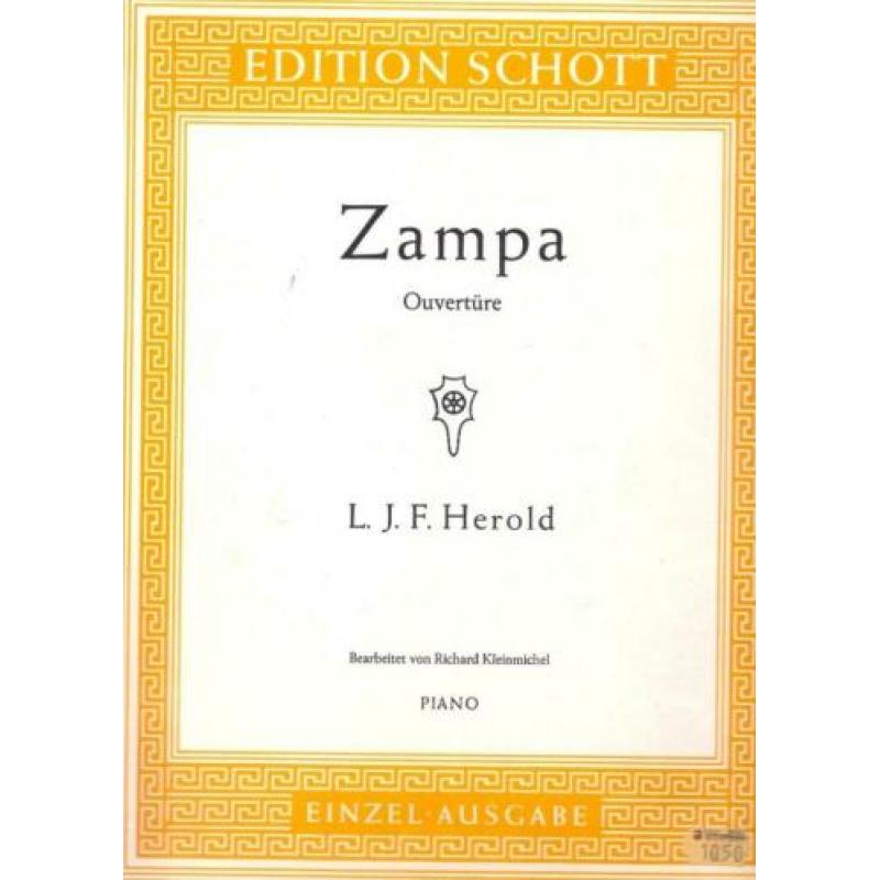 L.J.F. Herold: Zampa Ouverture - Einzelausgabe. Ed. Schott.