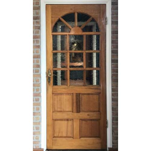 Houten binnendeuren met glas