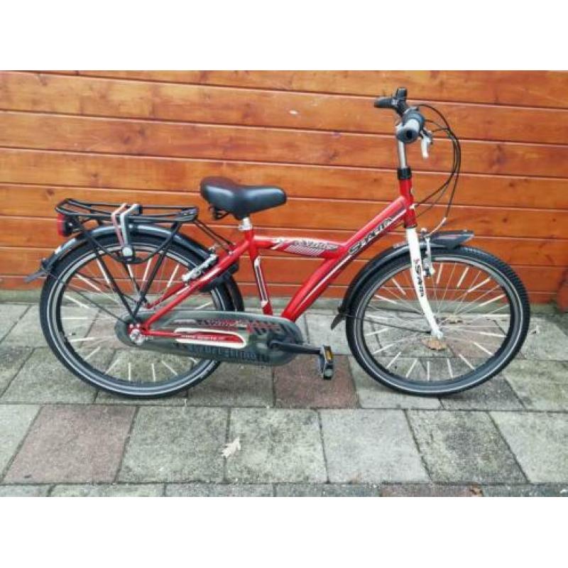 Prachtige Zgan Sparta Slider 24inch jongens fiets met 3V