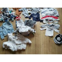Heel groot kleding baby pakket Jongens maat 50/56