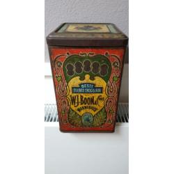 W.J.Boon poeder chocolade blik Wormerveer