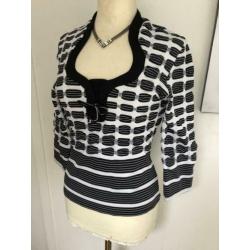Rayura Paris. Maat 40 zwart wit