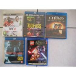 Een stapel DvD's Films (Verschillende soorten)