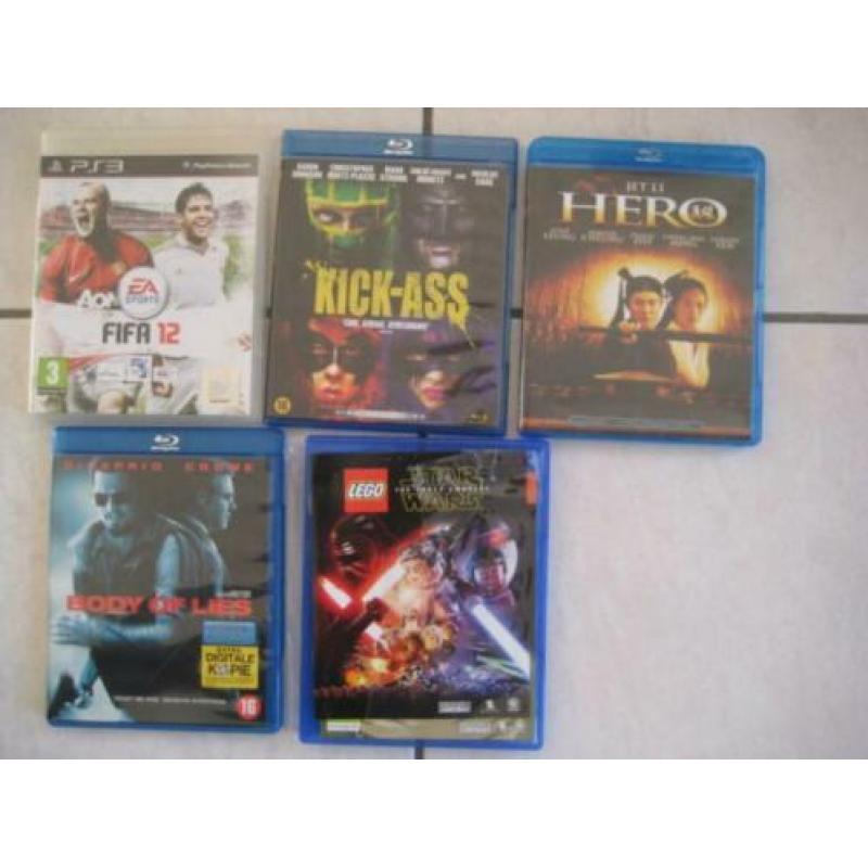 Een stapel DvD's Films (Verschillende soorten)