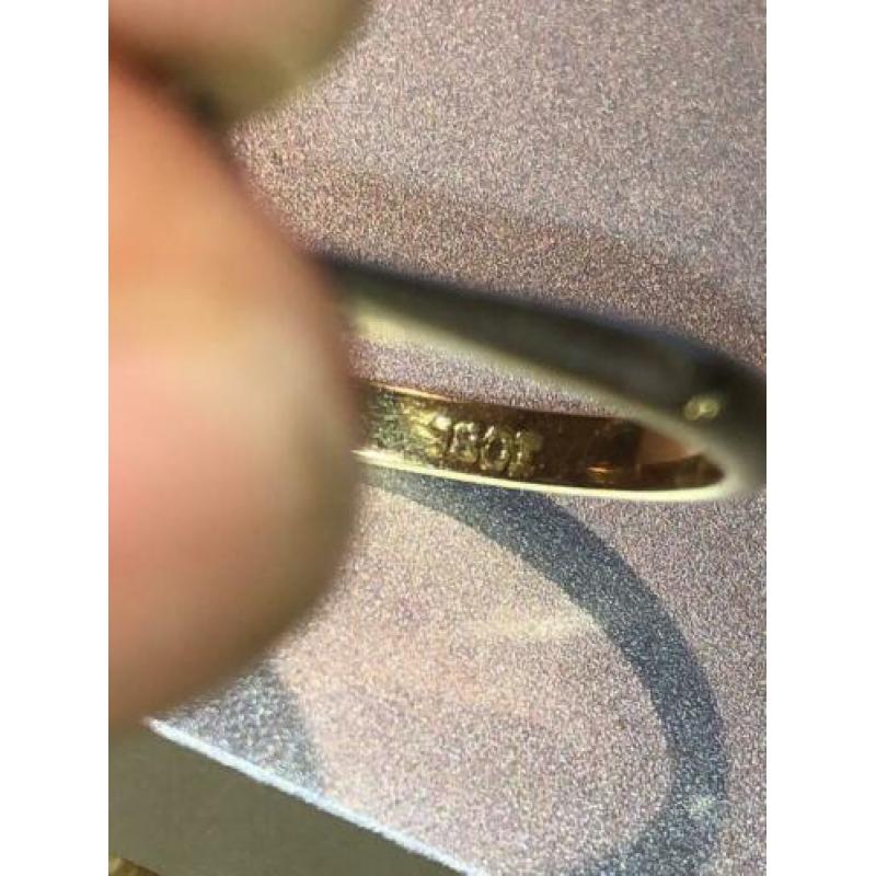 Diamant ring 0,5 ct 18 karaat goed