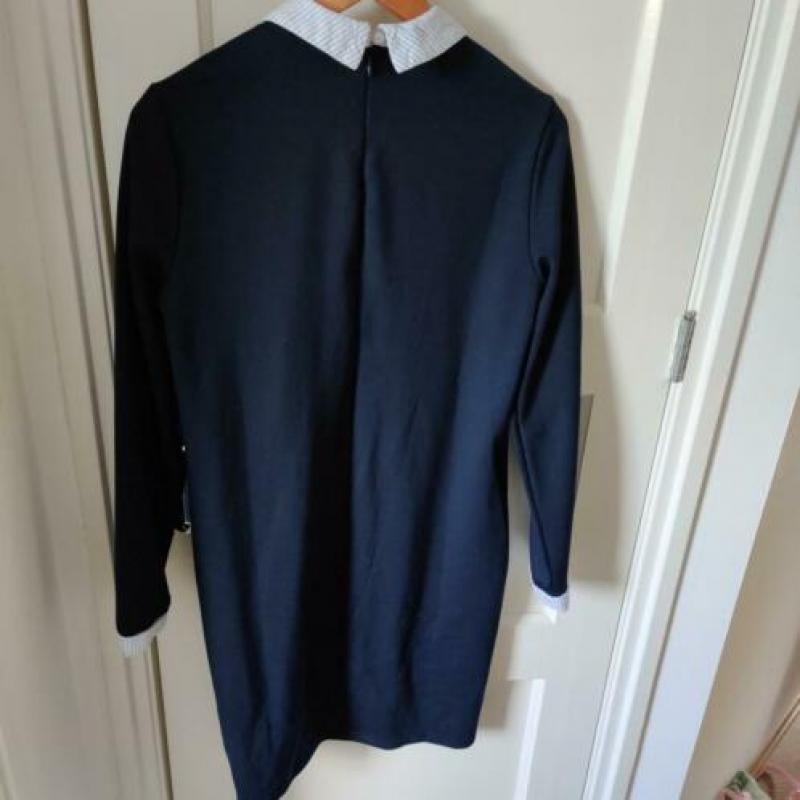 Zgan blauw jurkje Vero Moda met blousekraag maat s