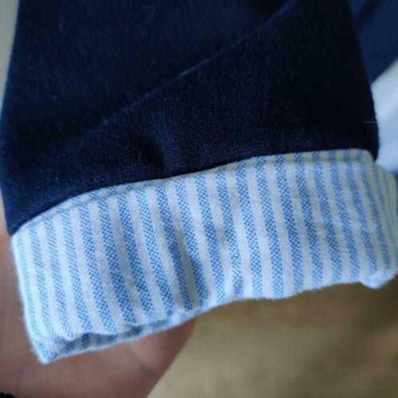 Zgan blauw jurkje Vero Moda met blousekraag maat s