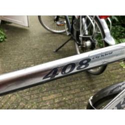 Grijze herenfiets