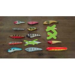 Handgemaakte jerkbaits te koop. Pig, Sybe, MaTo, John's