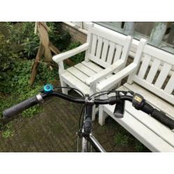 Grijze herenfiets
