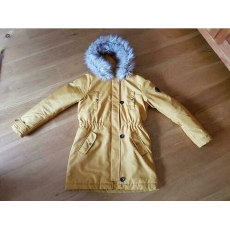 Only winterjas mt M Okergeel