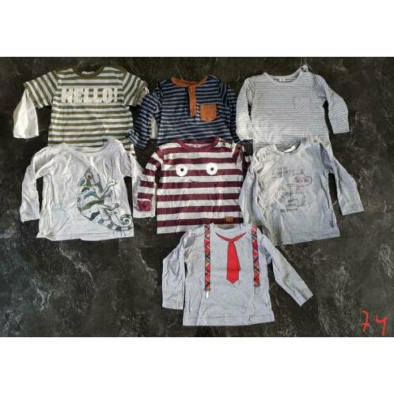 Pakket kleding jongen maat 80