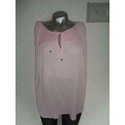 zacht roze blouse merk Esprit mt 40