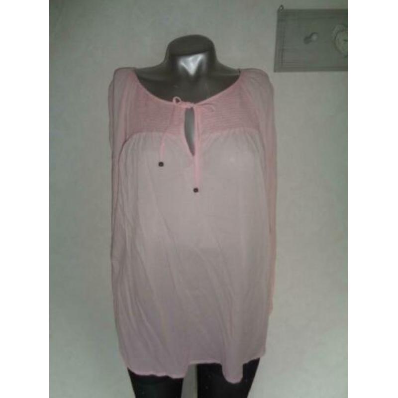 zacht roze blouse merk Esprit mt 40