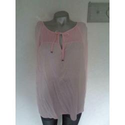 zacht roze blouse merk Esprit mt 40