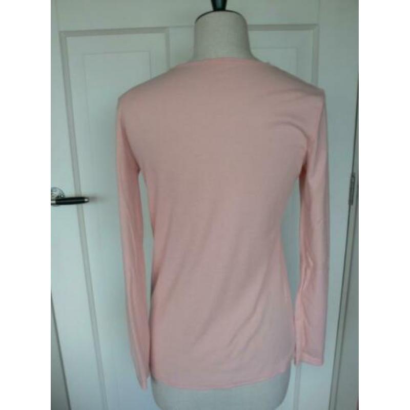 T-shirt/shirt roze met kant NIEUW XS/S