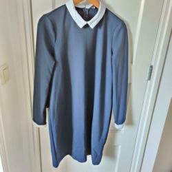 Zgan blauw jurkje Vero Moda met blousekraag maat s