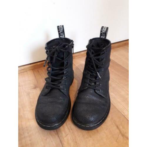 Dr Martens Super toffe zwarte glitter laarsjes in maat 30