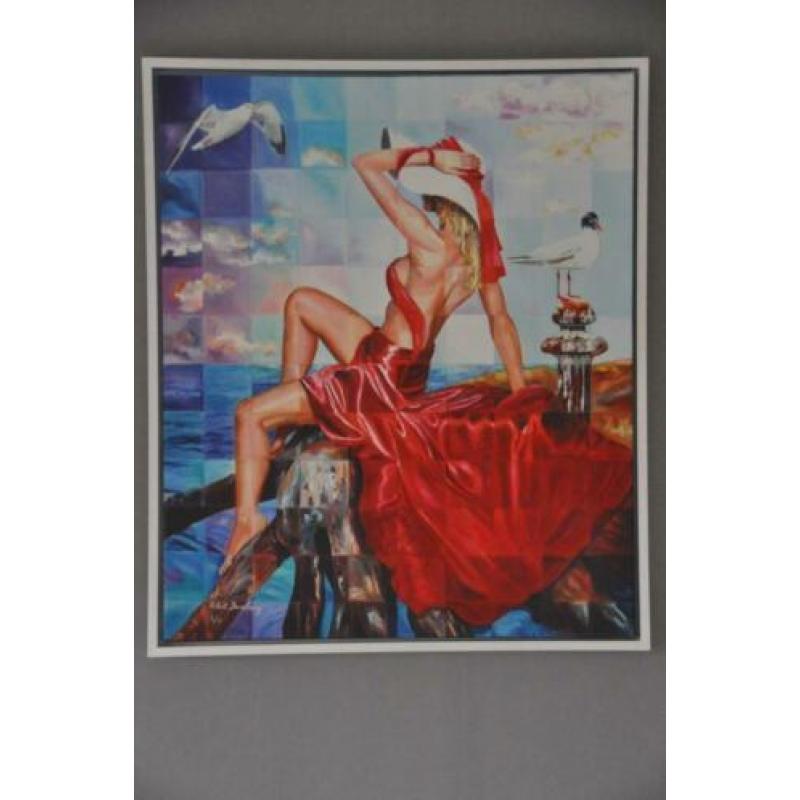 Schilderij "Scarles Happiness