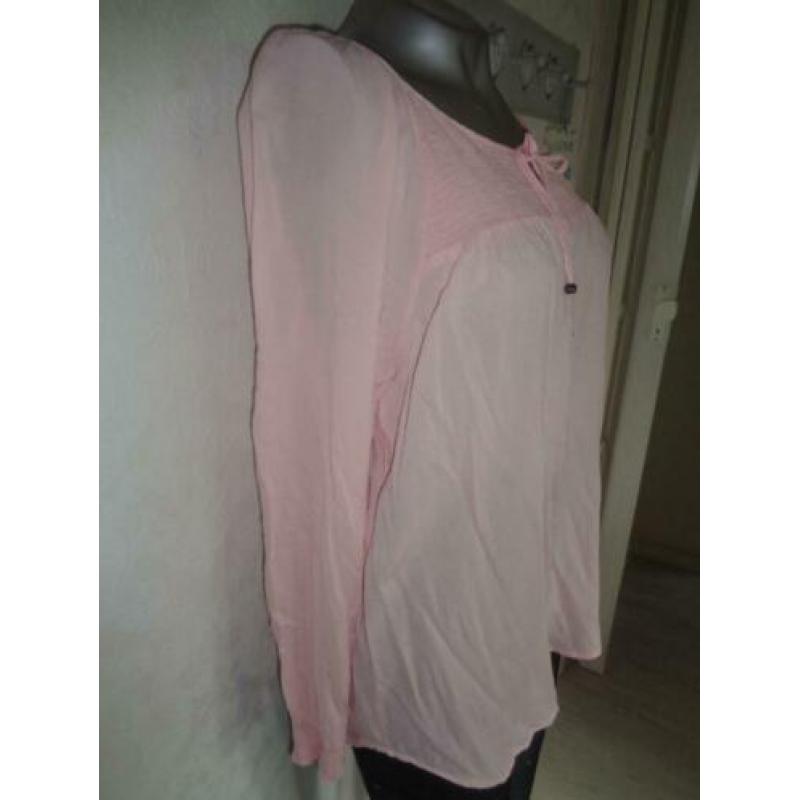 zacht roze blouse merk Esprit mt 40