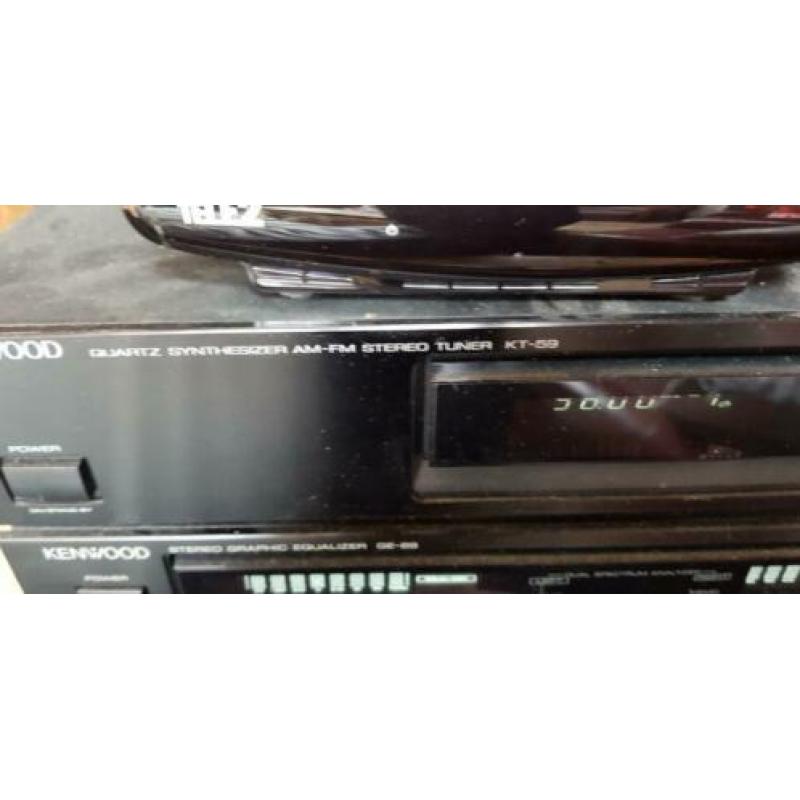 Zwaar kenwood stereo set met voor en eind versterker