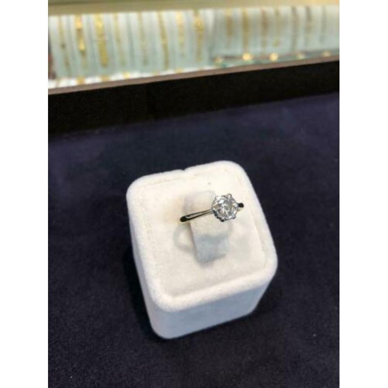 Diamant ring 0,5 ct 18 karaat goed