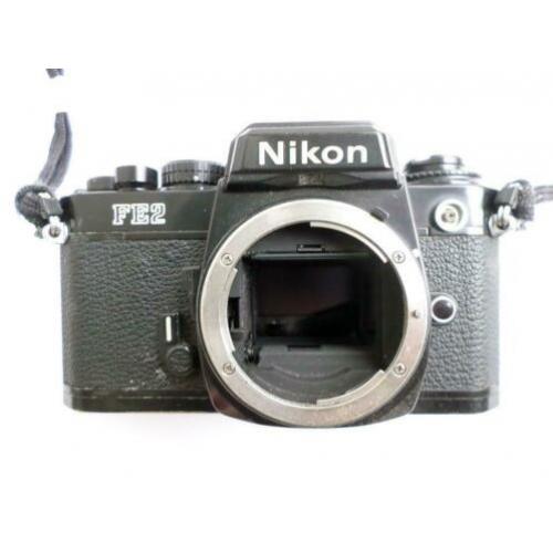 Nikon FE2 body (lamellen kapot) analoog 36mm fotocamera