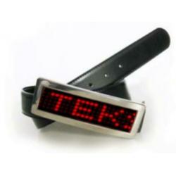 Petten met led lichtkrant, led gesp, feestartikel, SALE
