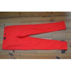 H&M rode tregging in maat 36 - stretch katoen- x11