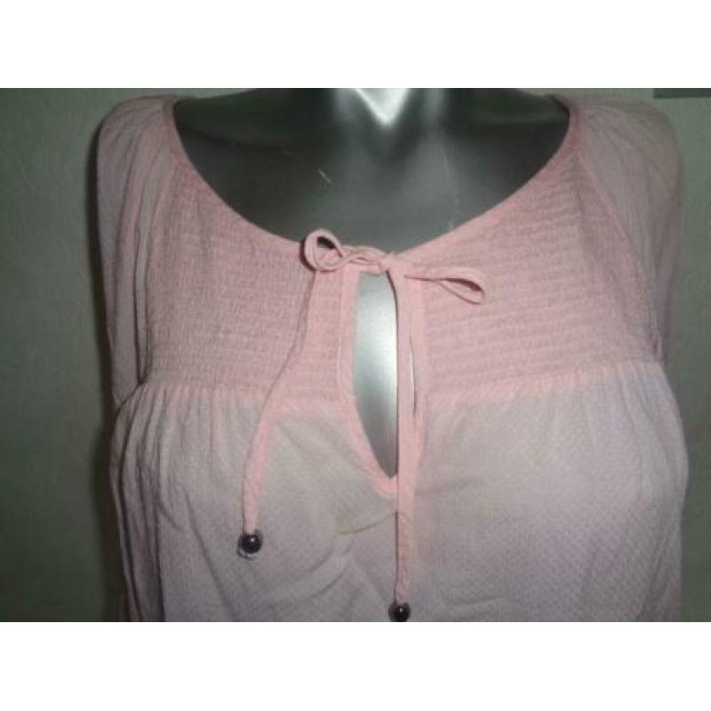 zacht roze blouse merk Esprit mt 40