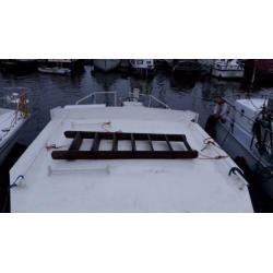 Boot - kajuit platbodem, woonboot, (nood)woning - Amsterdam