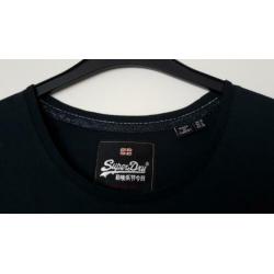 Nieuw donkerblauw SUPERDRY t-shirt met studs (maat S)