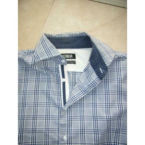 PORTONOVA overhemd styled by Italian Shirtmakers, maat 43