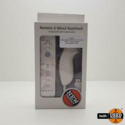 Remote and wired Nunchuck Third Party Nieuw 1 Maand garantie