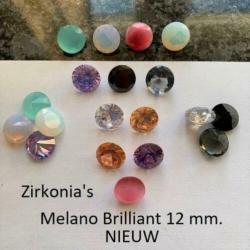 NIEUWE Melano Brilliant zettingen zirkonia voor Melano ring