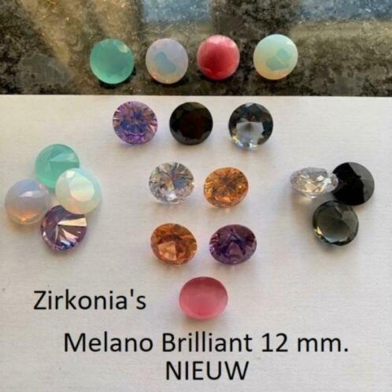 NIEUWE Melano Brilliant zettingen zirkonia voor Melano ring