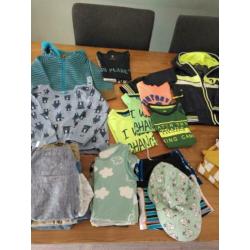 Pakket kleding jongen 86 92 met zomerjas Cars