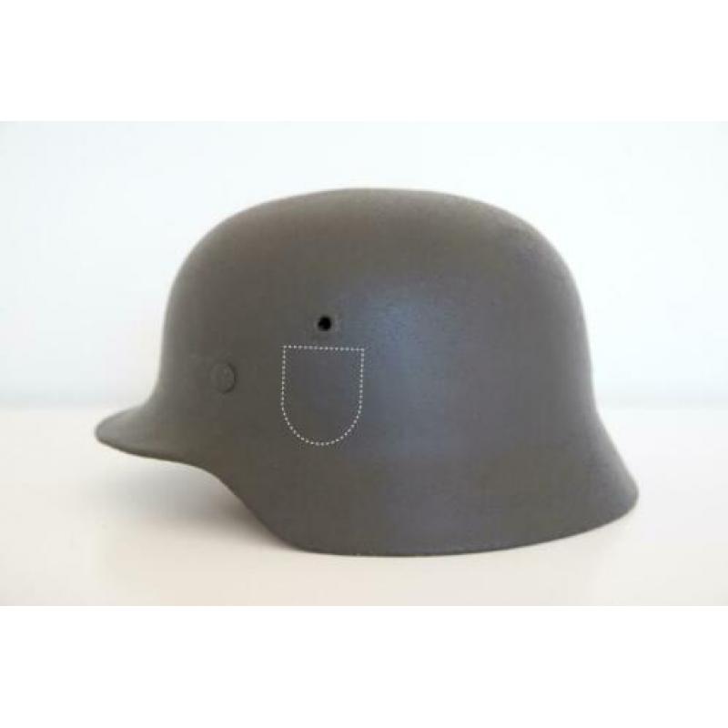 Originele Duitse M40 helm/Stahlhelm maat 64