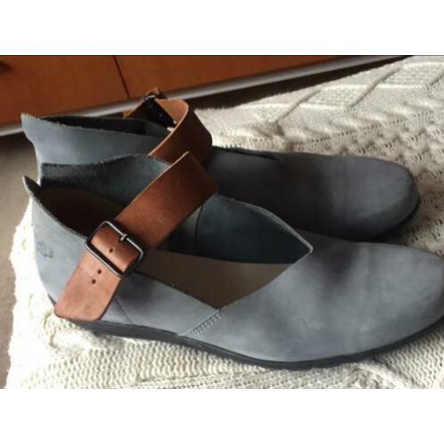 Loints mt 40, zacht grijsblauw leer nubuck