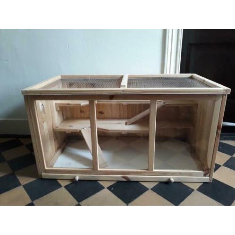 Hamsterkooi hout groot