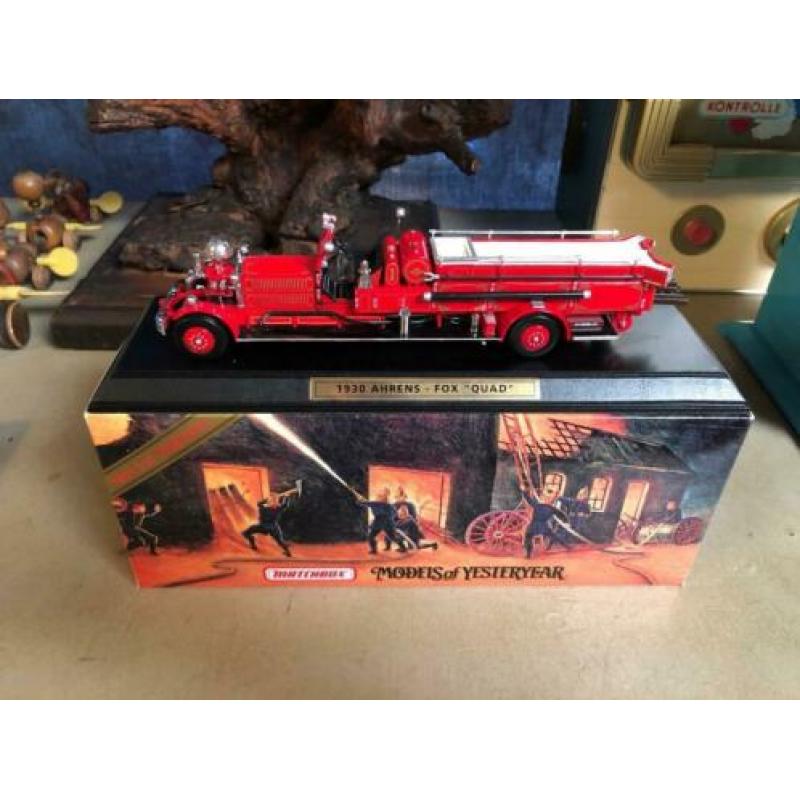 30 matchbox brandweerauto's